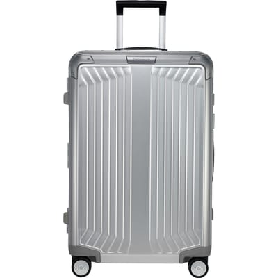 Samsonite Harde Koffer / Trolley / Reiskoffer - 69 cm (Large) - LiteBox Alu - Zilver