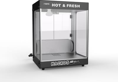 SARO Nacho Warmer BORA Warme Nacho Display 30L met LED-verlichting Voor Snackbars & Horeca