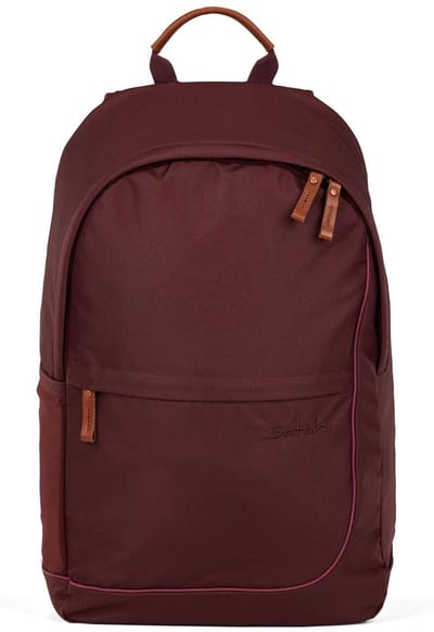 satch Schoolrugzak Rugzak met laptopvak Fly Daypack 18L Pure Ruby Wijnrood