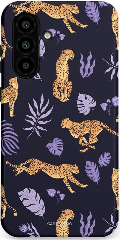 Casetastic Hoesje Geschikt voor Samsung A56 / A36 - Stijlvolle Beschermende Duo-layer Case - Cheetah charisma