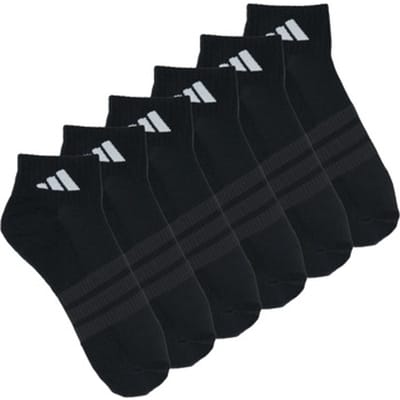 Adidas Performance Gevoerde Essentials Enkelsokken 6 Paar - Unisex - Zwart