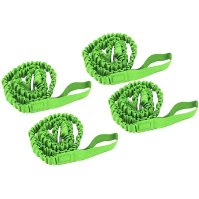 4PCS Longe de Canne de Kayak Élastique Anti-Perte Nylon Laisse de Pagaie de Canoë Corde de Sécurité pour Surf Rafting green