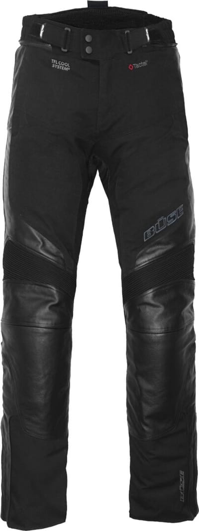 Büse Novaro Zwart Waterdicht Leren / Textiel Broek - Broek