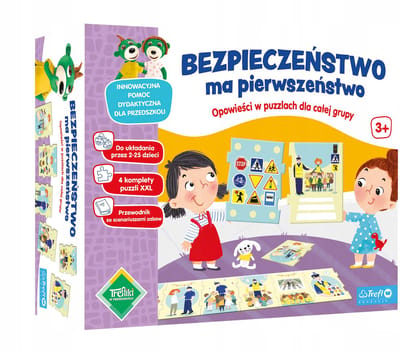 Veiligheid Voorop! Grote Puzzel met Verhalen voor Kinderen (32 Stuks)