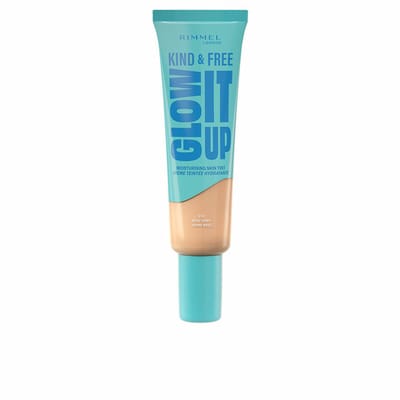 Rimmel London Kind & Free GLOW IT UP Moisturising Skin Tint 30ml (Various Shades) - 010 Rose Ivory