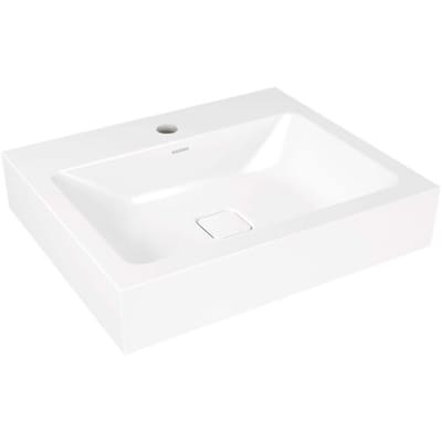 Kaldewei CONO countertop washbasin 3085 with 1 tap hole, 60 cm 902106013001