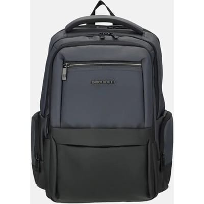 Enrico-Benetti Newport - Rugzak - Dames & Heren - 17 Inch Laptopvak - Donker Blauw
