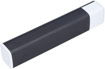 Draadloze Soundbar - RGB speaker - Muziek en feest - Kleurveranderend licht - 32x7x6 cm - Wit