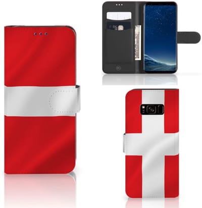 Samsung Galaxy S8 Bookstyle Case Denemarken