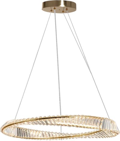 Toolight App1064-1Cp Hanglamp Goud 60X12X90Cm