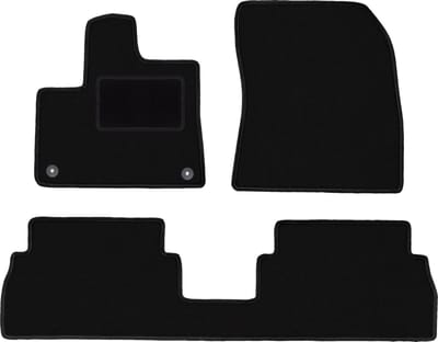 Zwarte veloursmatten voor: Opel Combo E combivan (2018-)