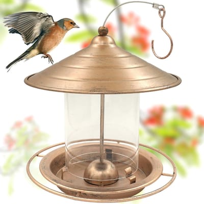 Dailygoods - Metalen Vogelvoeder voor Buiten - Hangend Voeder voor Tuinvogels
