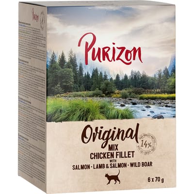 Purizon Adult 24 x 70 g - Graanvrij - Mixpakket 3 soorten