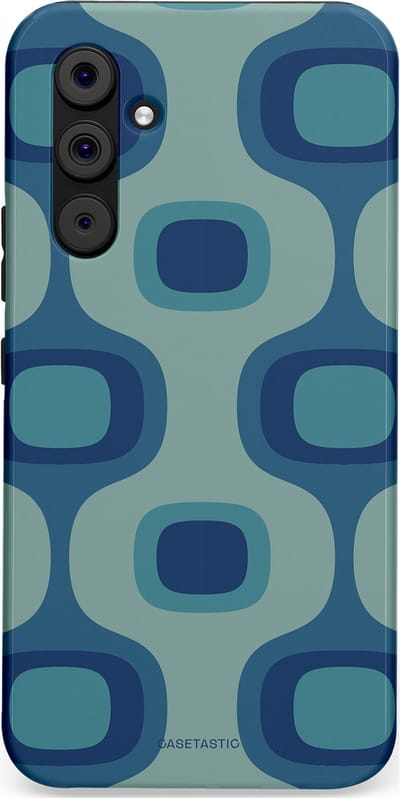 Casetastic Hoesje Geschikt voor Samsung A54 (5G) - Stijlvolle Beschermende Duo-layer Case - Vintage Flow
