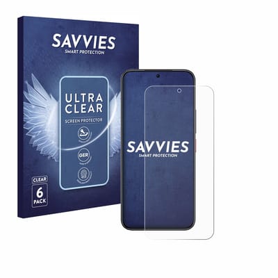 Savvies - Screenprotector voor Nubia Air - Folie Beschermfolie transparant 6 Stuks