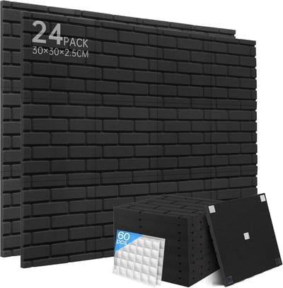Lexium Akoustische Panelen - Geluidsisolatie Zelfklevend - Geluidsinstallatie - Noppenschuim