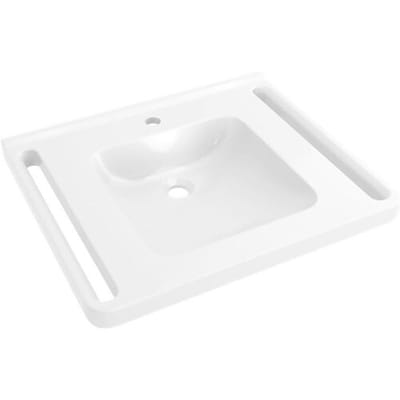 HEWI Universal washbasin 65 x 55 cm with 1 tap hole 950.11.161