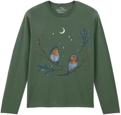 Vogels Birds And Berries The Coloured House Longsleeve T-shirt XXL