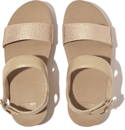 FitFlop Damen Sandalen Lulu Sandal-Hotfix EC3 Latte Beige-42