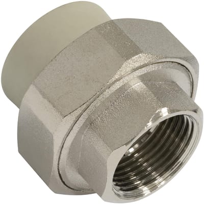 Dailygoods- Draadfitting Ø25mm - Draadverbinding - Polypropyleen - PN25 - Waterleiding - Sanitaire Installaties - Duurzaam - Pijpverbinder