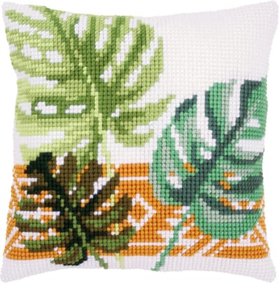 Vervaco - Kruissteekkussen kit - Botanical - PN-0165496 - Borduren - Borduurpakket - Borduurpakket volwassenen - Borduurpakket kind