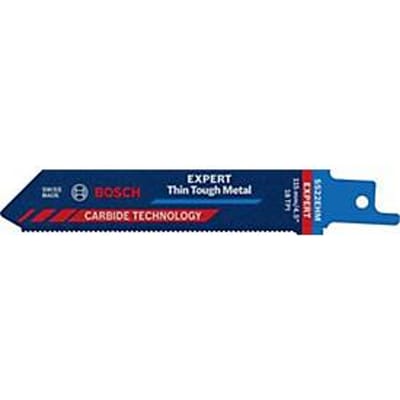 Bosch zaagblad Expert Thin Tough Metal S522EHM, voor dun metaal, L 115 x B 19 mm, TPI 18, fijne geometrie