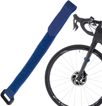 Fietsenrek Elastische Band - Bagage Riem - Fietsen Vastzetten - Verstelbaar Klittenband - 1 Meter - Blauw