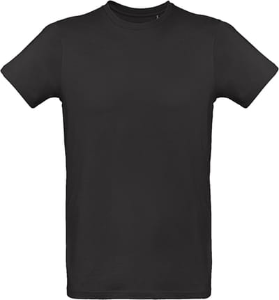 T-shirt met ronde hals 'Organic Inspire Plus'/men Zwart - S