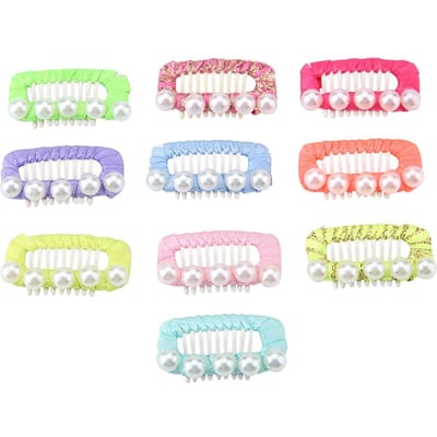 10 stuks Huisdier Haarclips Hond Kunstparel Decoratie Haarspelden Kat Haaraccessoire Hoofddeksel white