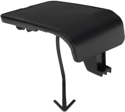 Dailygoody - Trekhaak Cover Voorbumper Nissan Nv200 2010-2016 - Zwart
