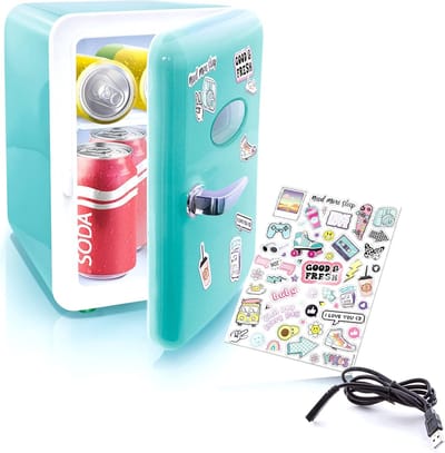 Lexium Mini Fridge for Drinks - Kleine Koelkast - Mini Koelkasten - Minibar - Mini Fridge - Mini Koelkast - Mini Koelkastje -