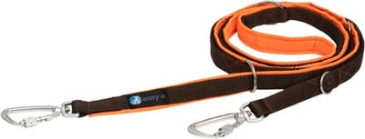 Annyx hondenlijn Safety Protect hoge zichtbaarheid-fluor oranje bruin volledig gewatteerd van H&M