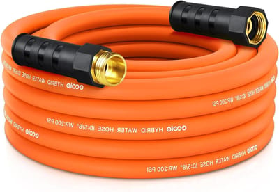 Tuinslang Flexibel - Water Slang - Tuin Besproeien - Knikbestendig Ontwerp - 25 Meter - Fluorescerend Oranje