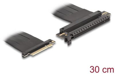 Delock Riser Card PCI Express 3.0 x8 male to x16 slot with cable 30 cm