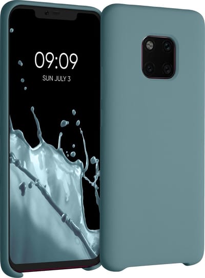 kwmobile telefoonhoesje geschikt voor Huawei Mate 20 Pro - Hoesje met siliconen coating - Smartphone case in Arctische nacht