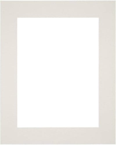Passe-Partout Fotomaat 13x18 cm - Lijstmaat 24x30 cm - Lichtgrijs - Museumkarton - Fotolijst niet inbegrepen