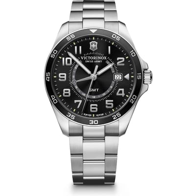 VICTORINOX FIELDFORCE CLASSIC GMT horloge Kwarts (241930) black