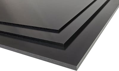 Hard PVC Plaat Zwart/Wit/Grijs (1-10mm) - Sterke Kunststof Plaat voor Bouw en Bekleding