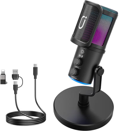 Zolara Microfoon - Streaming - Gaming - Podcast - USB-microfoon - PC
