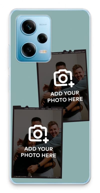 Gepersonaliseerd - Case Company® - Hoesje geschikt voor Xiaomi Redmi Note 12 Pro 5G hoesje - Polaroid Zwart - Soft Cover Telefoonhoesje - Bescherming aan alle Kanten en Schermrand