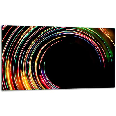 TMK ArtDeko - Glazen Snijplank - 52x30cm - Inductiekookplaat - Zwarte Kleur