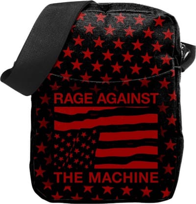Crossbody Tas met USA Sterren Patroon - Zwart Schoudertas