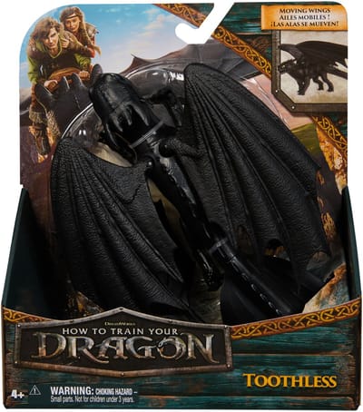 How to train your dragon - Hoe Tem Je Een Draak - Tandloos Draken Actiefiguur 23 cm - Speelgoed