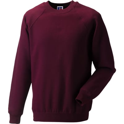 Russell Klassiek uniseks Sweatshirt voor volwassenen (Bourgondië)