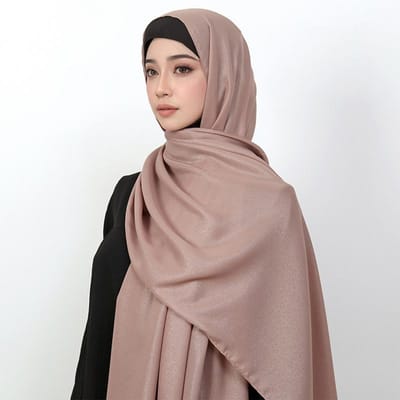 Femme Grande Taille Uni Uni Mousseline Plissée Argenté Hijab Écharpe Dame Haute Qualité Châles Et Écharpes Bandeau Musulman Turban Islamique gray