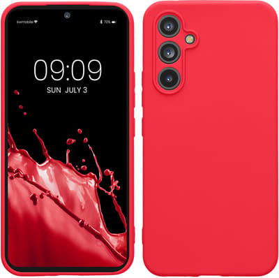kwmobile telefoonhoesje geschikt voor Samsung Galaxy A54 5G - Hoesje voor smartphone - Precisie camera uitsnede - In neon roze