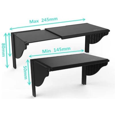 6-10 Inch Universele Auto GPS Navigatie Lichtkap Barrière GPS Navigator Zonneklep Zonnescherm Kap Breedte 145mm-245mm