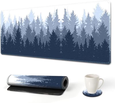 Extra Grote XL Gaming Muismat & Toetsenbord Onderlegger - Antislip Bureau Beschermer - 89x40 cm