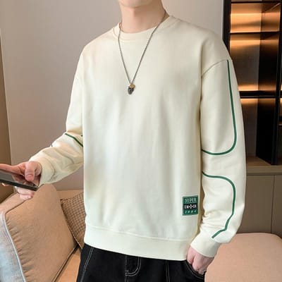 Heren Sweatshirt Lente Trend Casual Losse Zonder Capuchon Basisjas Sweatshirt Plus Size Heren Ondergoed 5XL