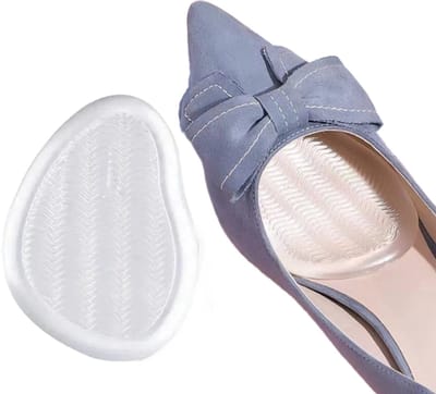 1 Paar Inlegzolen voor Dames Hoge Hakken – Siliconen Voorvoet Pads, Anti-slip Binnenzool, Pijnverlichting en Wrijving Vermindering | Comfortabele Voetverzorging Pads